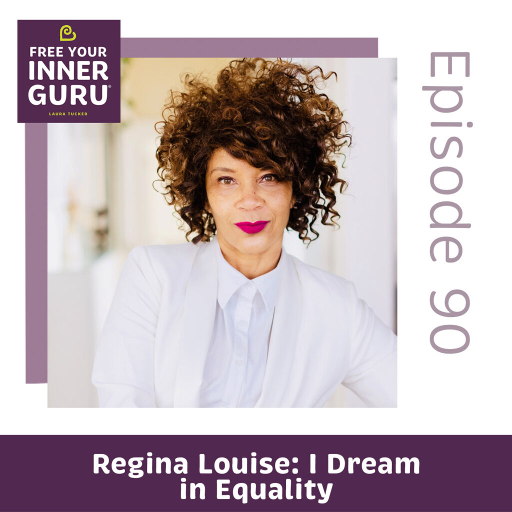 Photo of Regina Louise on Free Your Inner Guru Podcast