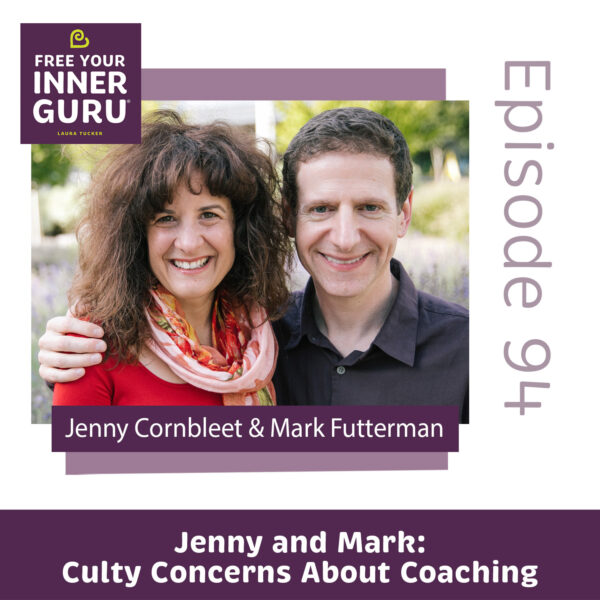 Photo of Jenny Cornbleet and Mark Futterman on Free Your Inner Guru
